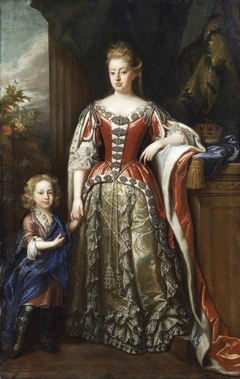 Elizabeth Percy, Duchess of Somerset (1667-1722) and her son, Algernon Seymour, Earl of Hertford, later 7th Duke of Somerset (1684-1750) by John Closterman