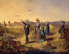 English Tourists in Campagna by Carl Spitzweg