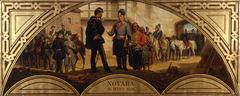 Episode nach der Schlacht bei Novara 1849 by Karl von Blaas