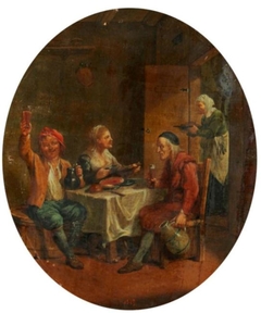 Farmer's mealtime by Johann Heinrich Tischbein