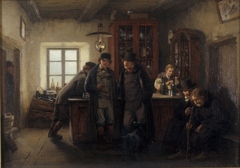 Farmers in a Barrelhouse by Oskar Adolfovich Hoffmann