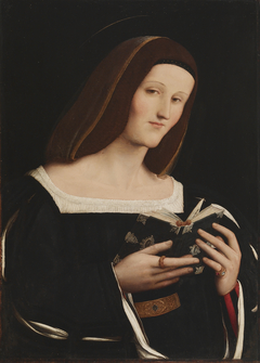 Portrait of a Young Woman as a Saint by Amico Aspertini