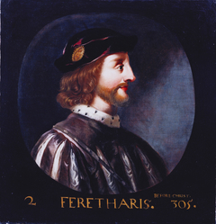 Feretharis, King of Scotland (305-290 B.C.) by Jacob de Wet II