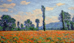 Field of Poppies near Giverny by Claude Monet