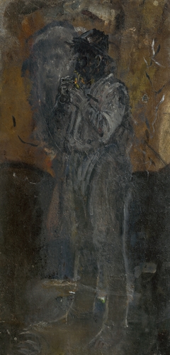 Figure of a Man by László Mednyánszky