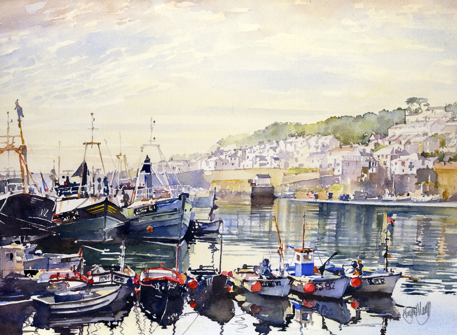 Fishing Boats in Newlyn Harbour