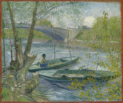 Fishing in Spring, the Pont de Clichy by Vincent van Gogh