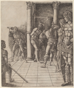 Flagellation of Christ, with the Pavement by Andrea Mantegna
