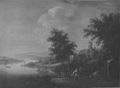 Flusslandschaft by Johann Albrecht Dietzsch