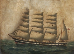 Four-Masted Barque ‘Marion Lightbody’ by Thomas G Purvis