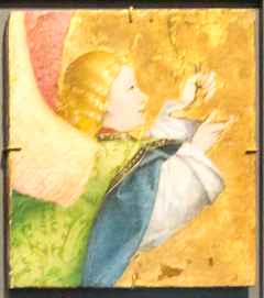 Fragment from the Liesborn High Altar: Angel with Chalice turning right by Master of Liesborn