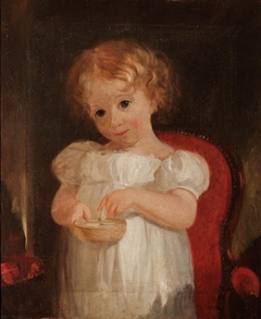 Frances Barbara Whitmore-Jones, later Mrs Charles Dickins (b.1828) as a Little Girl by Thomas Woodward