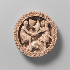 Game Piece with Hercules Slaying the Three-Headed Geryon by Anonymous