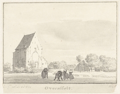 Gezicht op Overasselt by Cornelis Pronk