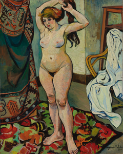 GILBERT NUE SE COIFFANT by Suzanne Valadon