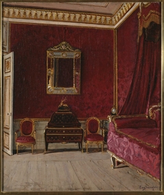 Gripsholms slott, drottningens sängkammare by Eugène Jansson
