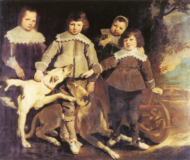Group of four children - 1641
