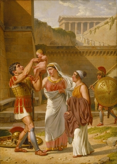 Hector Bidding Farewell to Andromache and Astyanax