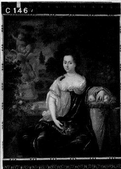 Hendrina Schas (1668-1740). Echtgenote van (1) Jacob Steen en (2) Herman Gerlings by Daniël Haringh