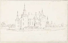 Het kasteel te Helmond by Cornelis Pronk