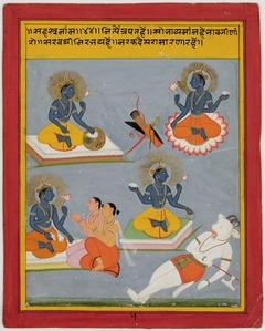 Illustration to "Vishnu Sahasranama" by Anonymous