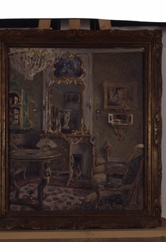 Intérieur de salon by Louis Desbois