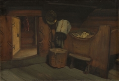 Interior from Setesdal by Olaf Isaachsen