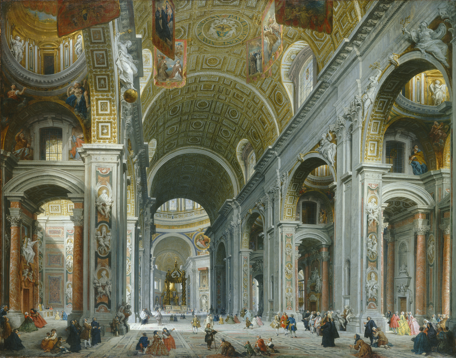 Interior of Saint Peter's, Rome
