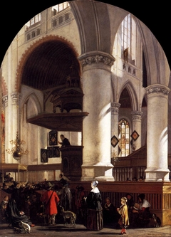 Interior of the Oude Kerk, Delft
