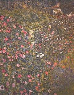 Italian horticultural landscape by Gustav Klimt