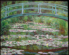 Japanese Footbridge by Claude Monet
