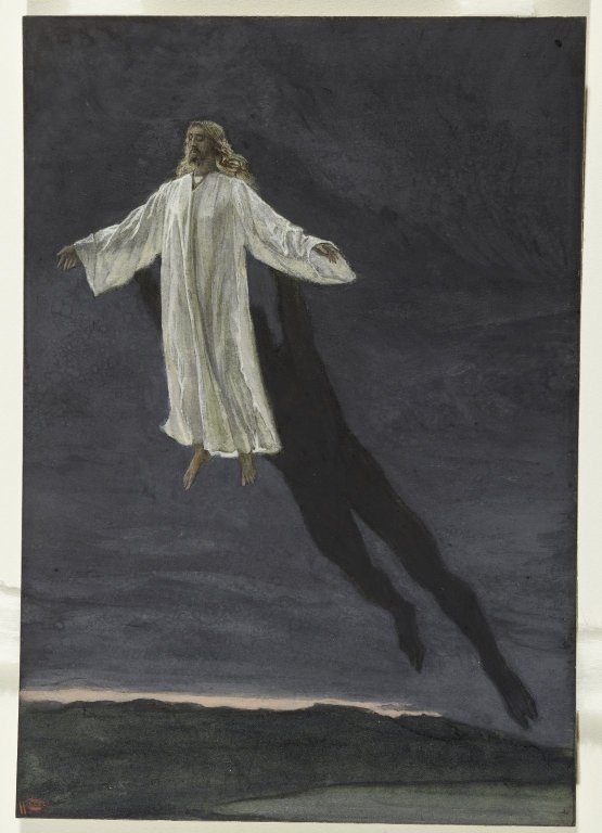 Jesus Transported by a Spirit onto a High Mountain by James Tissot