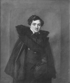 Johan Adam Cronstedt, 1811-1863, greve, fänrik, tecknare, gift med Sofia Skrebitskij by Johan Kristian Berger