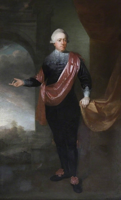 John Hussey Delaval, later 1st Baron Delaval of Seaton Delaval (1728-1808), in Vandyck dress by William Bell