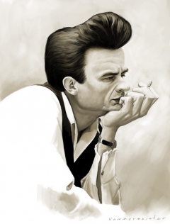 Johnny Cash by Mark Hammermeister