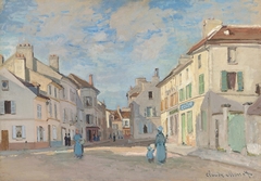 L'Ancienne rue de la Chaussée, Argenteuil by Claude Monet