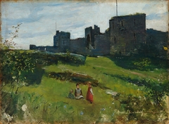 Landscape from Gotland (at city wall in Visby) by Amelie Lundahl