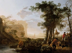 Landscape in the Rhine Valley