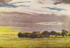 Landscape near the Town of Skive with Skivehus Manor, Jutland