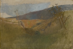 Landscapes with Thistles by László Mednyánszky
