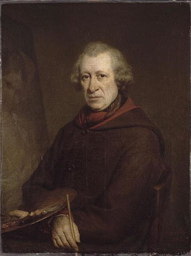 Le peintre François Souchon, ancien directeur de l'Ecole de peinture de Lille