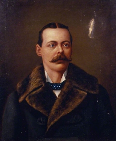 Lord Randolph Henry Spencer-Churchill (1849-1895) in a Fur-collared Coat by Anonymous