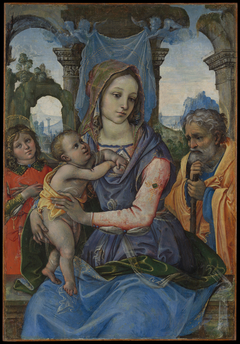 Madonna and Child with Saint Joseph and an Angel