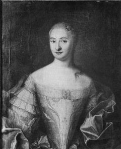 Maria Kristina Cronhielm of Flosta (1707-1765), baroness, married to baron Georg Reinhold von Köhler by Johan Henrik Scheffel