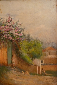 Menina no portão by Eliseu Visconti