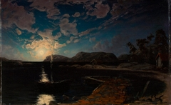 Moonlight Landscape by Fanny Churberg