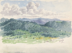 Mountain Landscape by Friedrich Carl von Scheidlin
