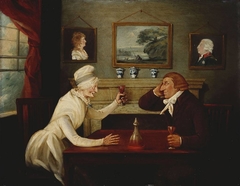 Mrs Jane Baker (1760-1835) with her husband, William by Henry Bernard Chalon