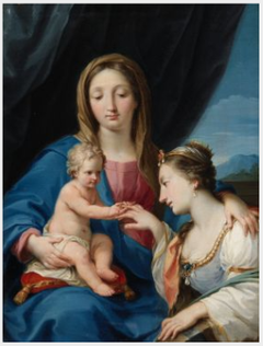 Mystic Marriage of Saint Catherine by Agostino Masucci