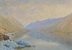New Zealand Lake Scene (Lake Rotoiti) by John Gully